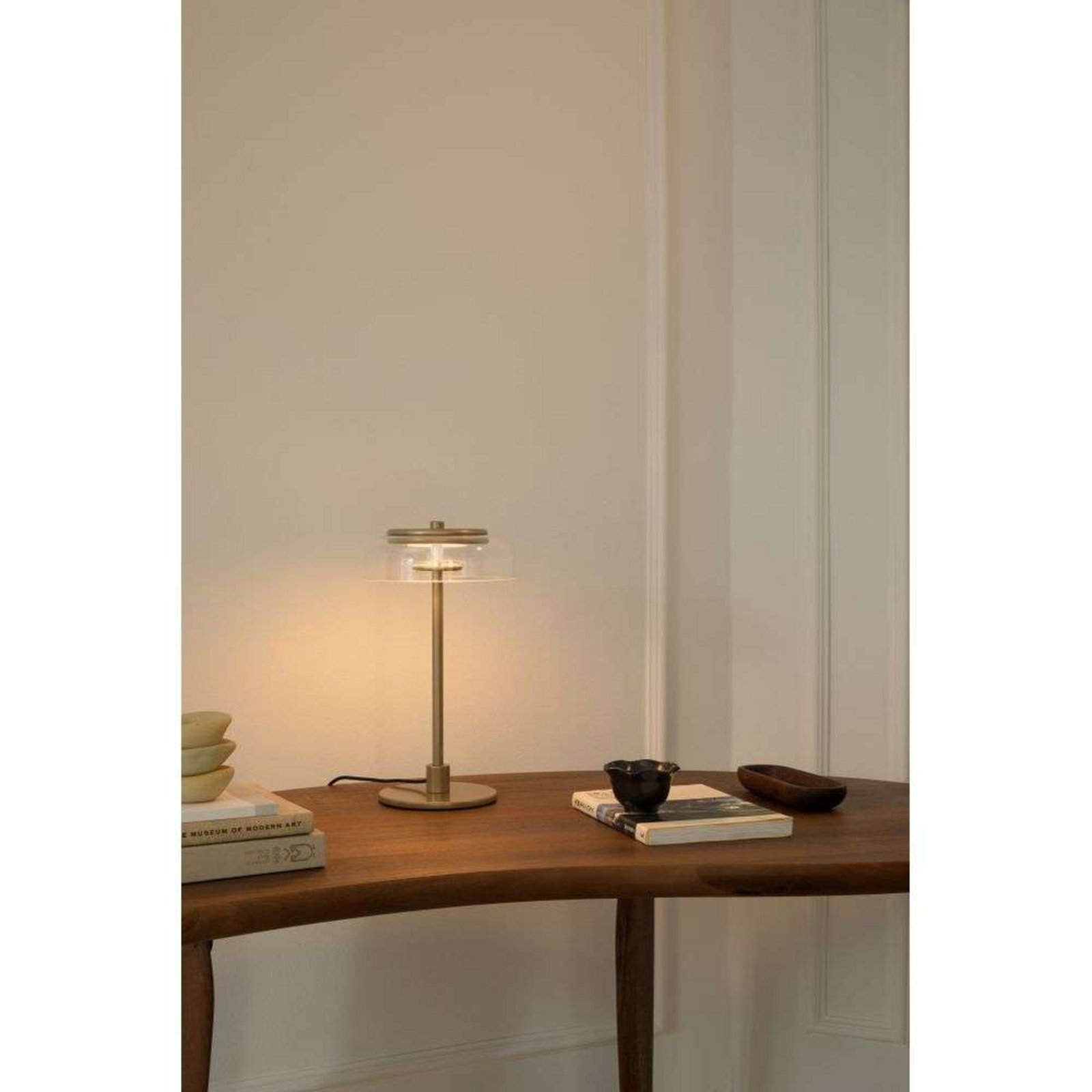 Blossi Bordslampa Small Nordic Gold/Clear - Nuura