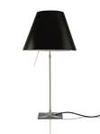 Costanza Lampă de Masă Aluminium cu Liquorice Black - Luceplan