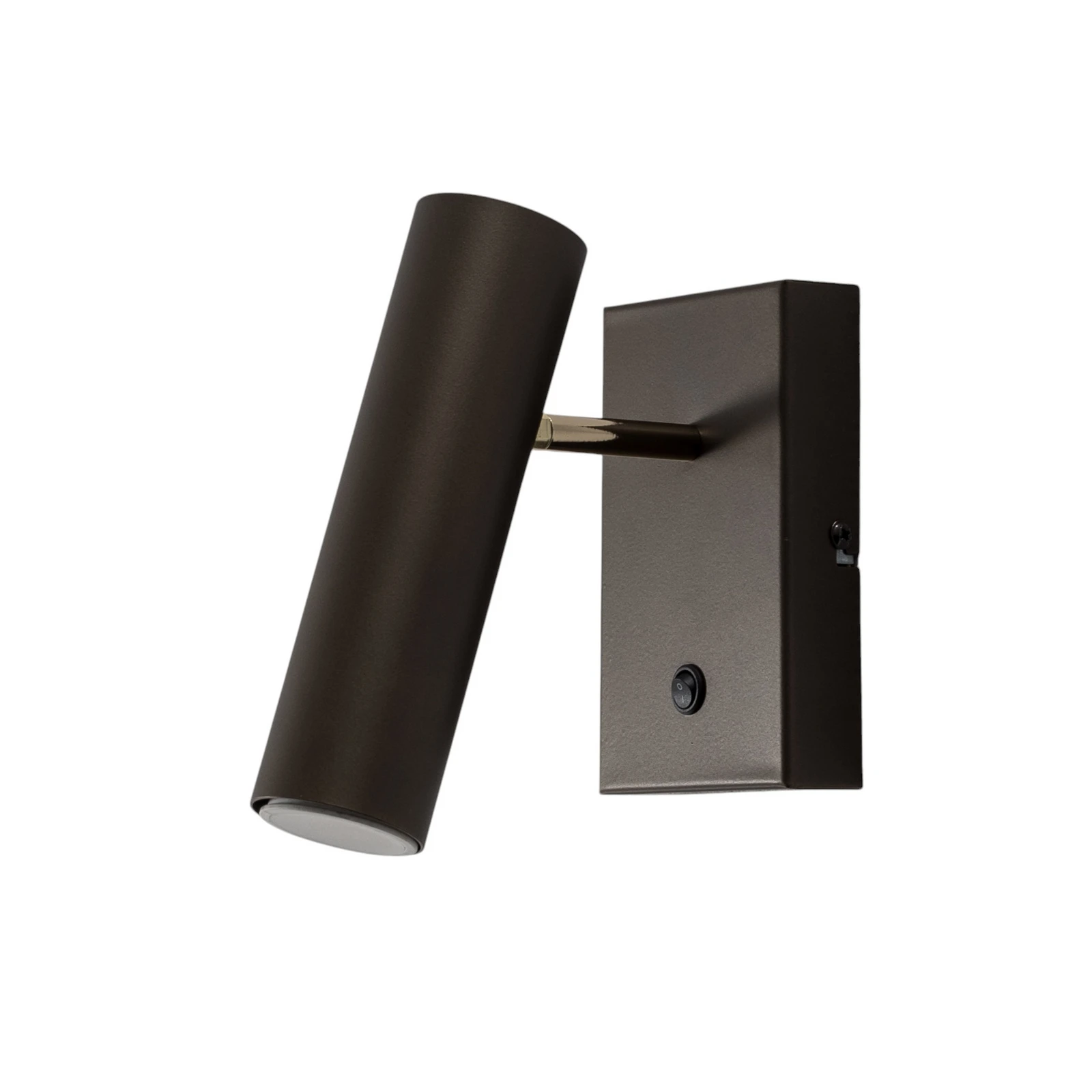 Axion wall light, 1-bulb, titanium-coloured, steel