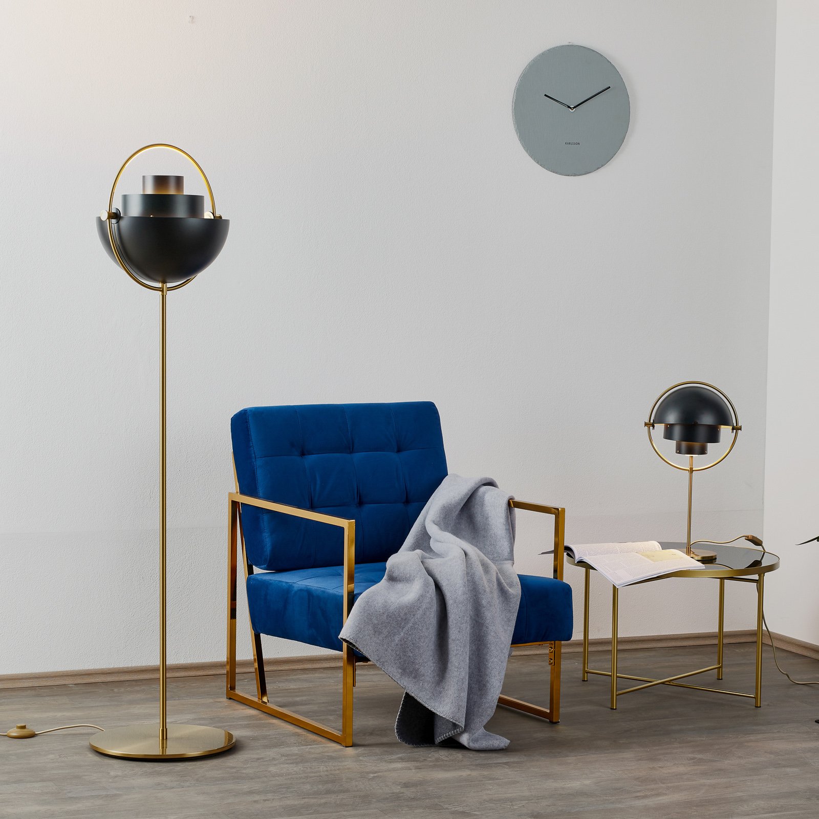 Multi-Lite Tischleuchte Brass/Black - GUBI