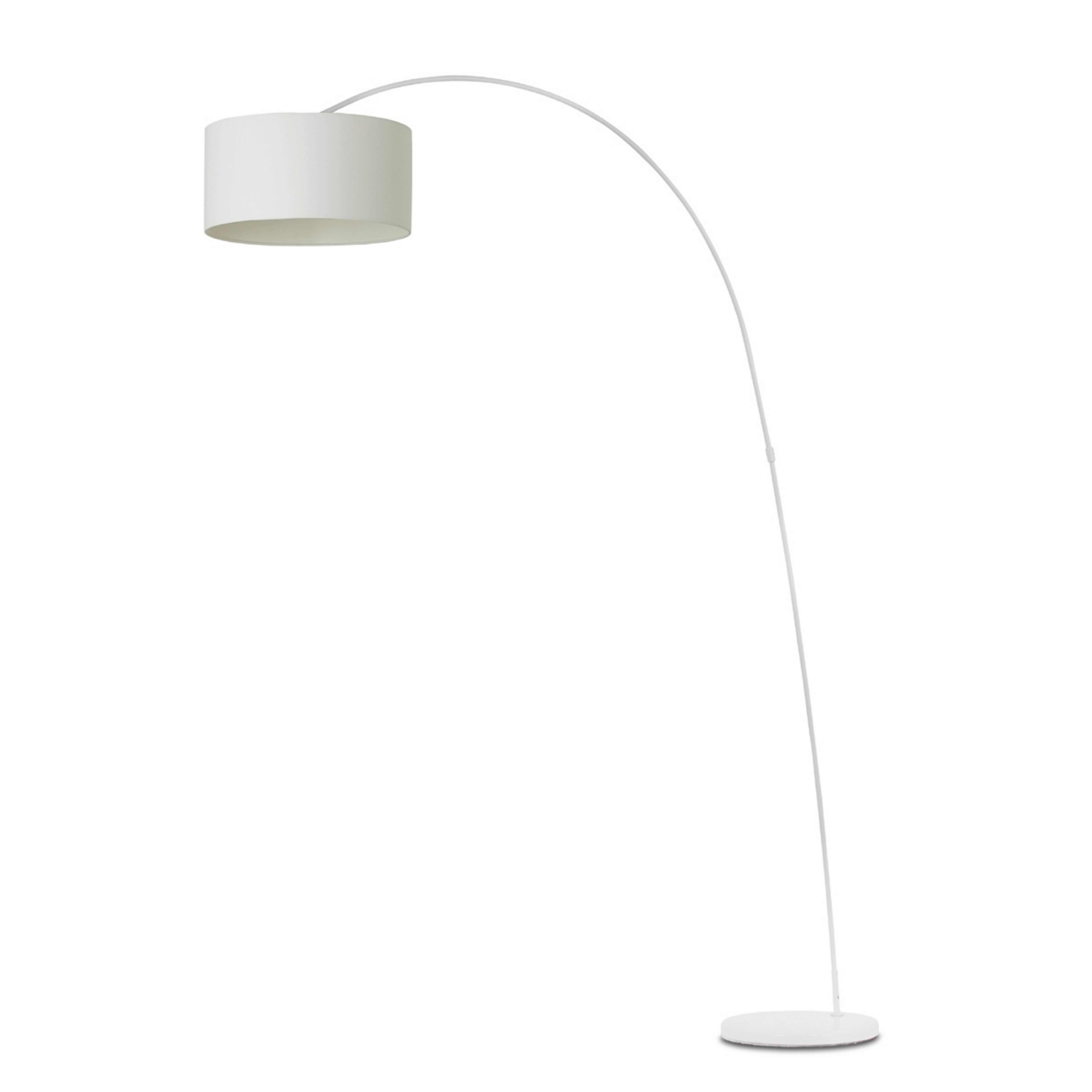 Luminaire arqué décoratif PAPUA blanc