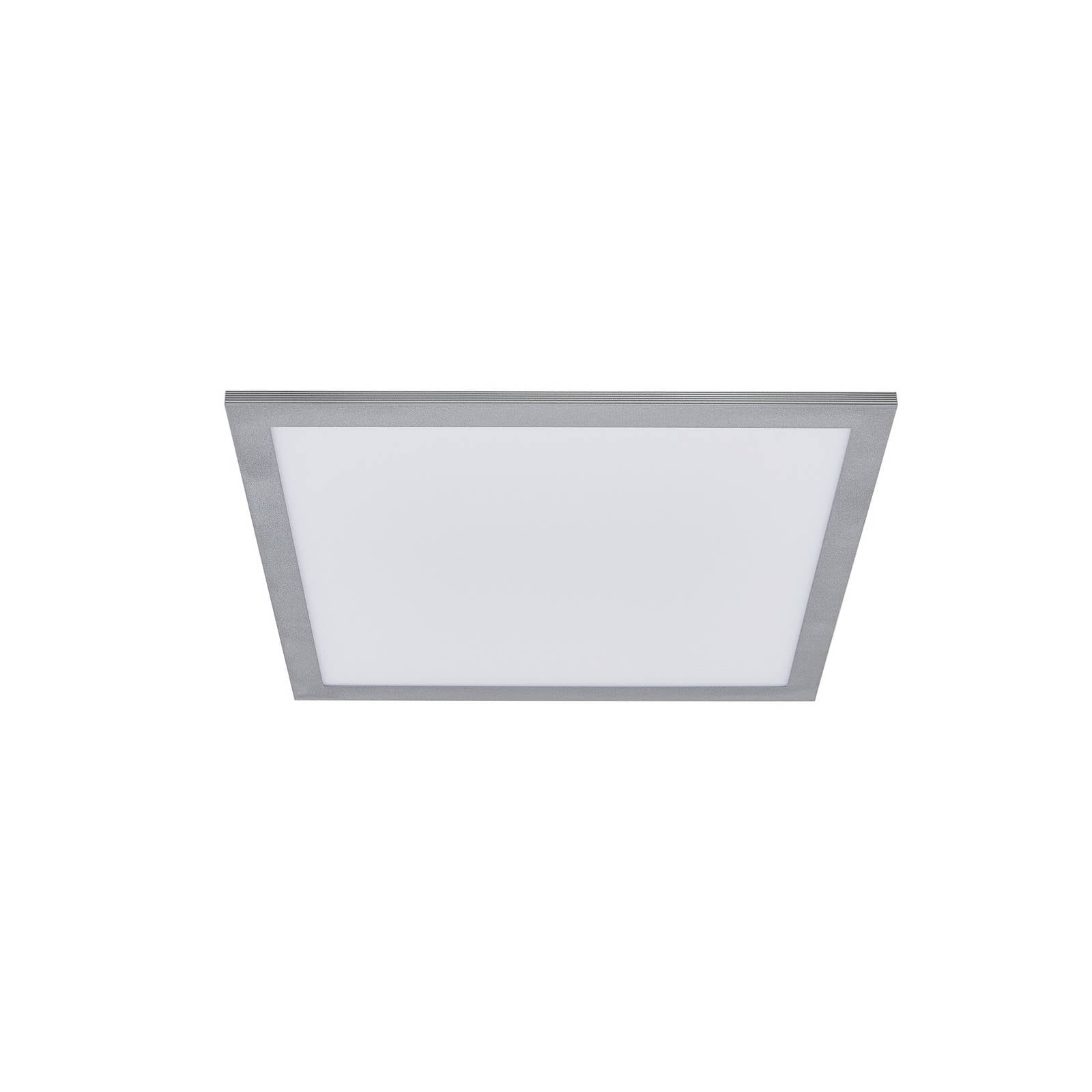 Arcchio LED-Panel Lyndra, 40 cm, silber, Alu, dimmbar, CCT