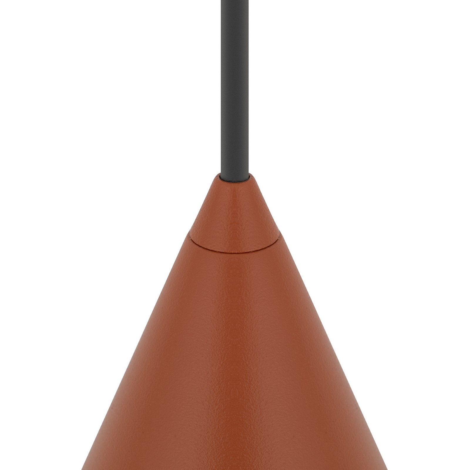Żyrandol ZENITH, terakota, Ø 11 cm, metal, GU10