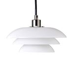 Dyberg Larsen DL20 pendant lamp, glass, chrome