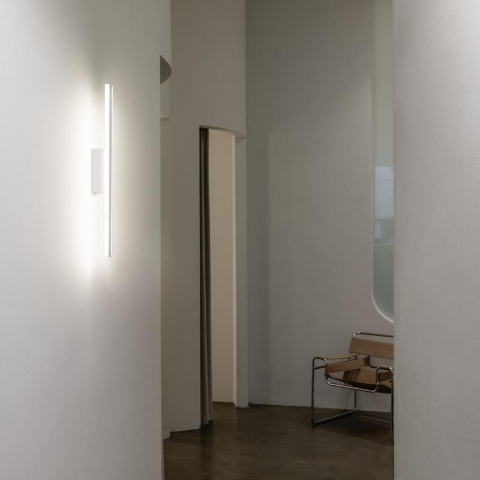 SLV Applique pour salle de bain LED One Linear, 52 cm, blanc, métal, CCT