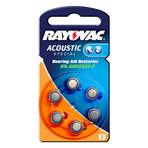 Acoustic 1,4V, 310m/Ah knappcelle Rayovac 13
