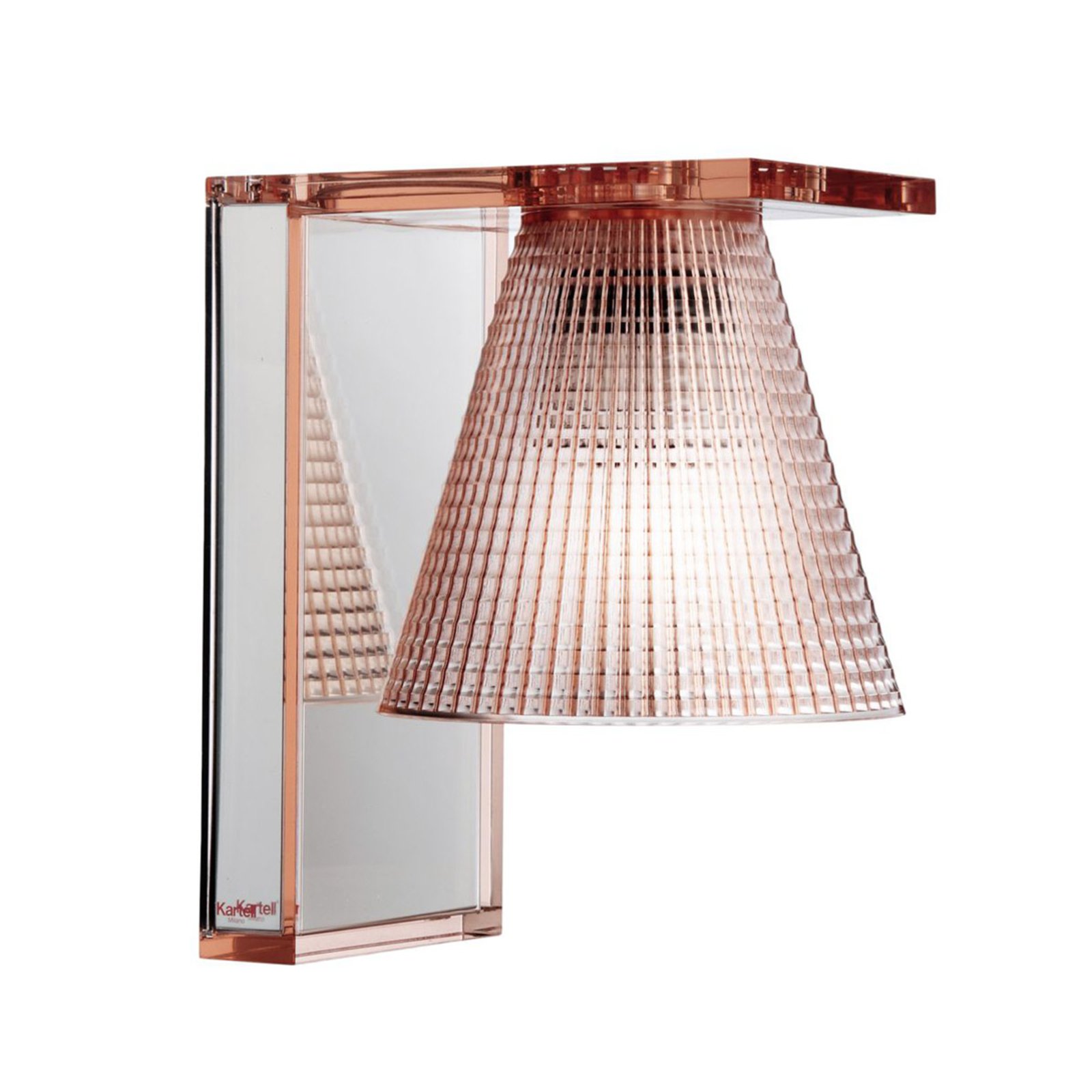 Kartell Light-Air LED sienas lampa, rozā krāsā