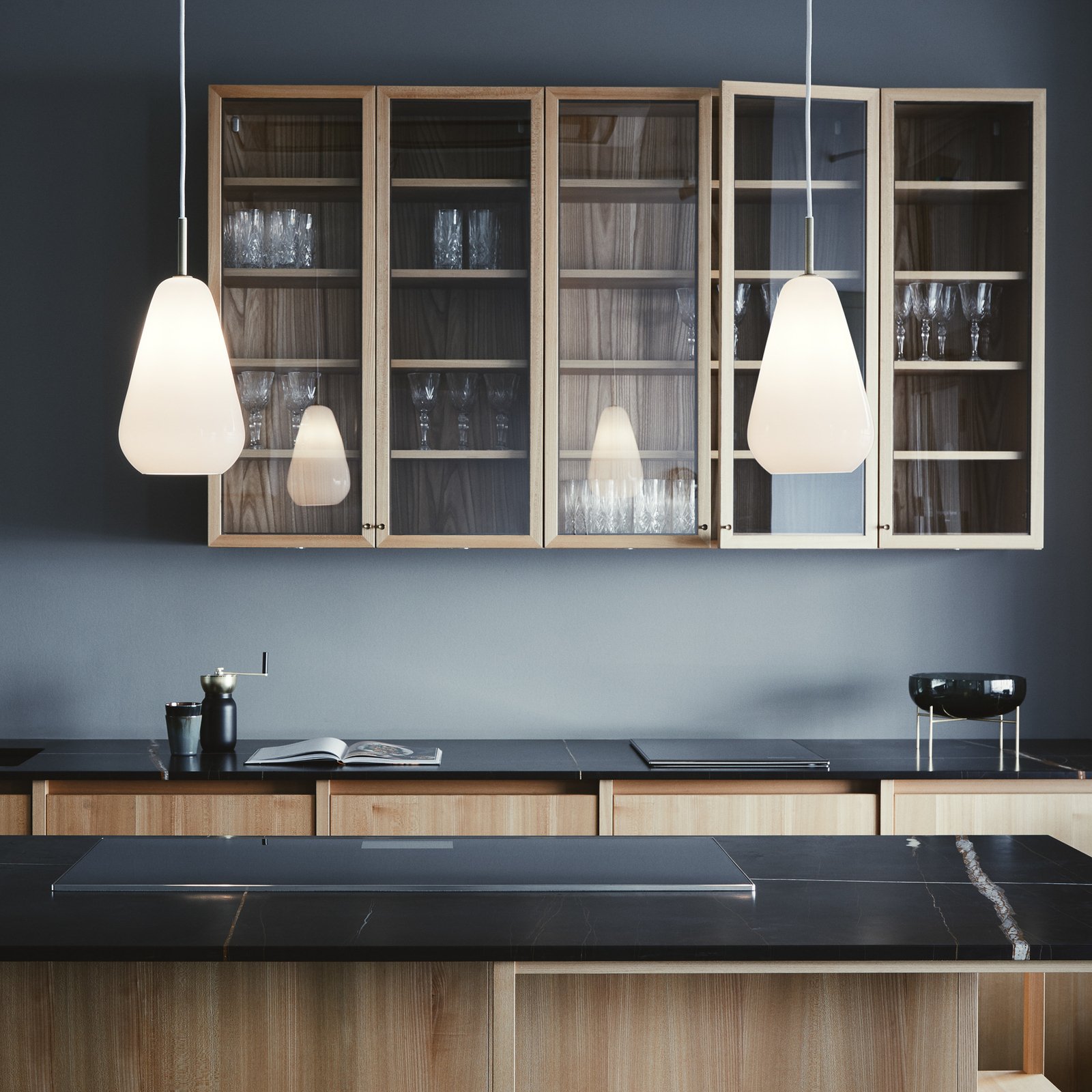 Anoli 1 Lustră Pendul Medium Nordic Gold/Opal - Nuura