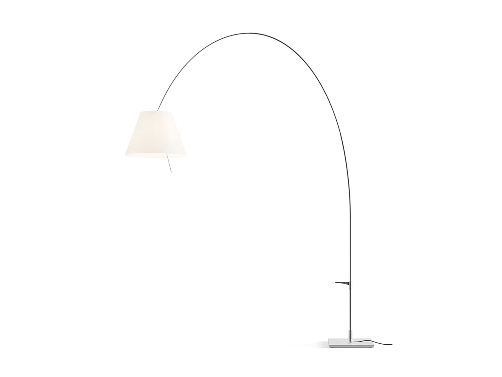 Lady Costanza Piantana con Dimmer Bianco/Alu - Luceplan