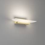 LED wandlamp Bowl TW CCT breedte 30 cm, messing