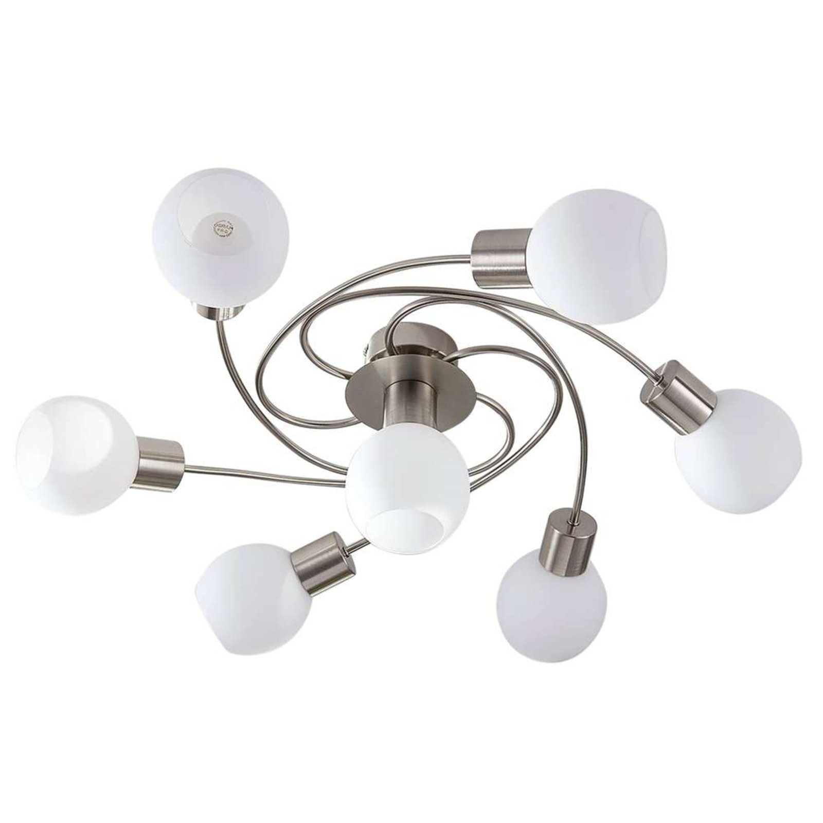 Ciala 7 Plafonieră White/Nickel - Lindby