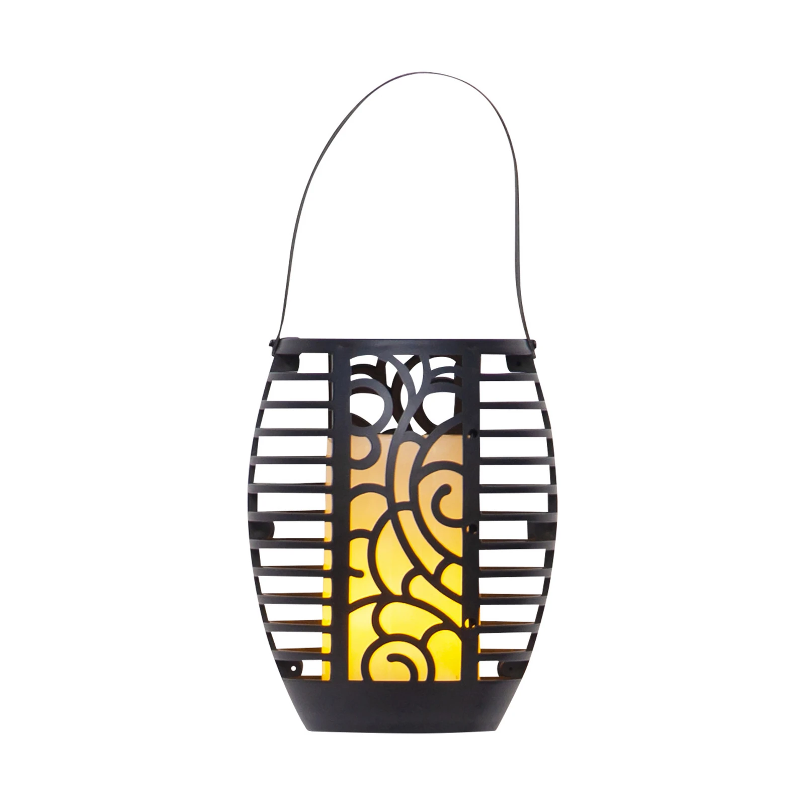 Liesmas LED saules lampa, trīs izmantošanas iespējas, 42 cm