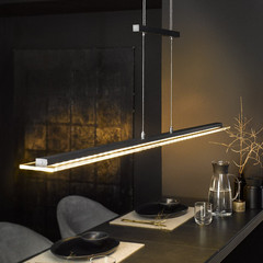 Lampa wisząca LED Tenso, metal, CCT, ściemniany