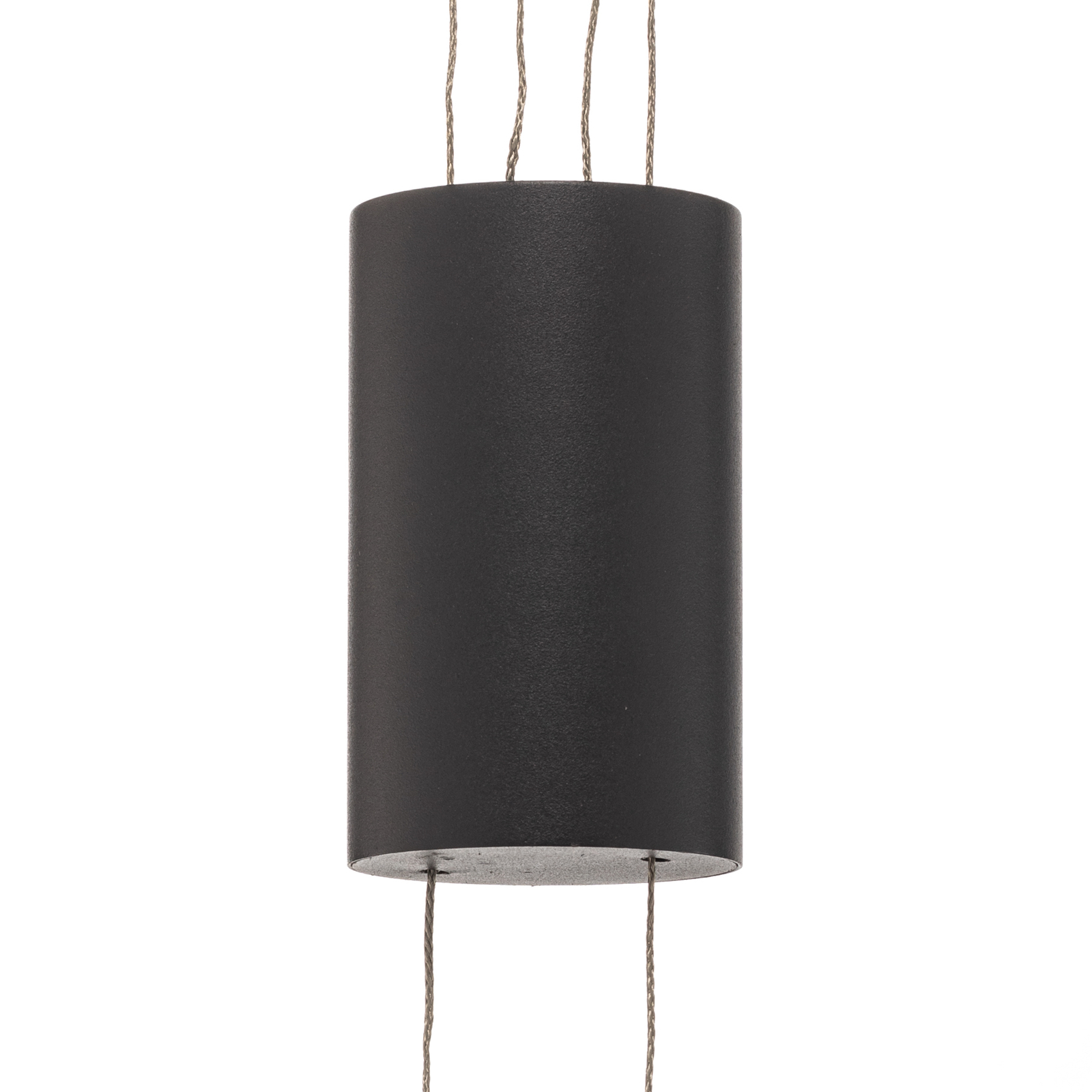 Lindby Eilika Lámpara colgante LED de 1 luz antracita