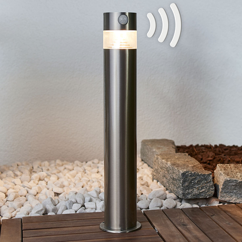 Potelet solaire LED Kalypso en inox