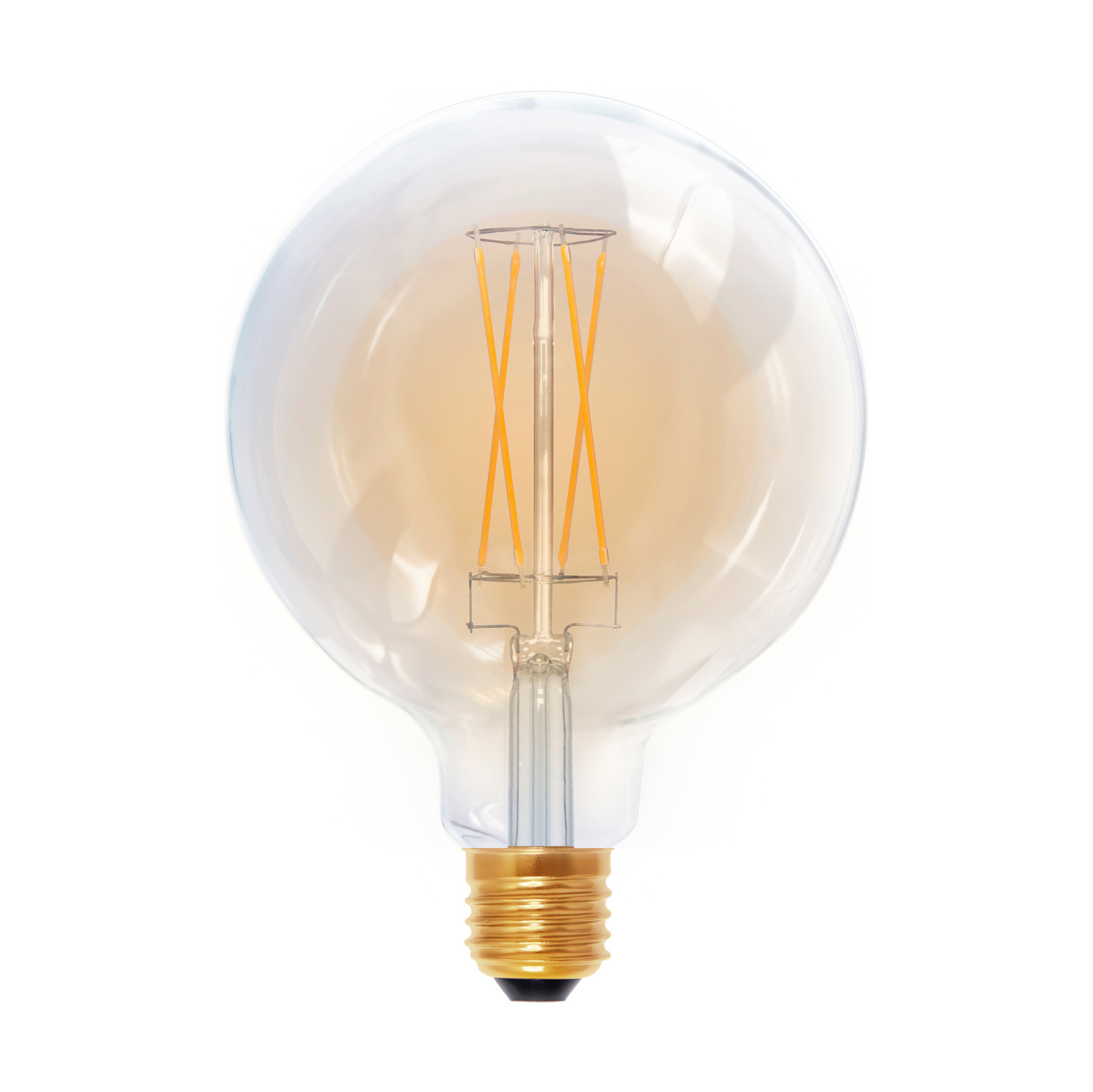 SEGULA Ampoule globe LED E27 G125 5W 2.200K gold dimm à intensité variable