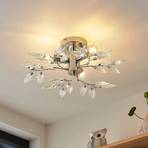 Lindby Nursah plafondlamp, 3-lamps, helder