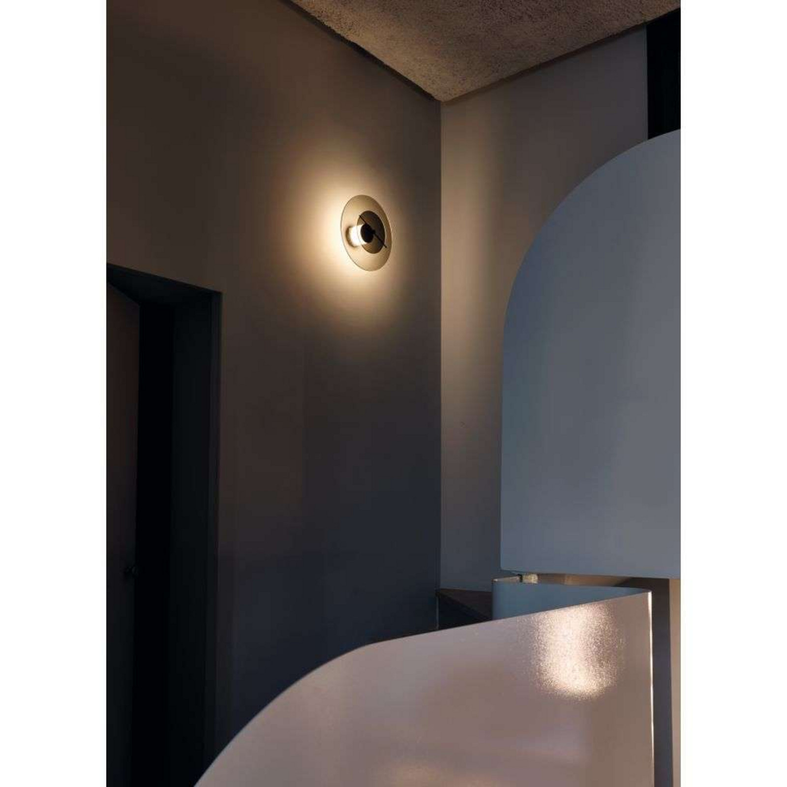 Delumina 250 Wandleuchte Black DCW - Wohnzimmer - Glas