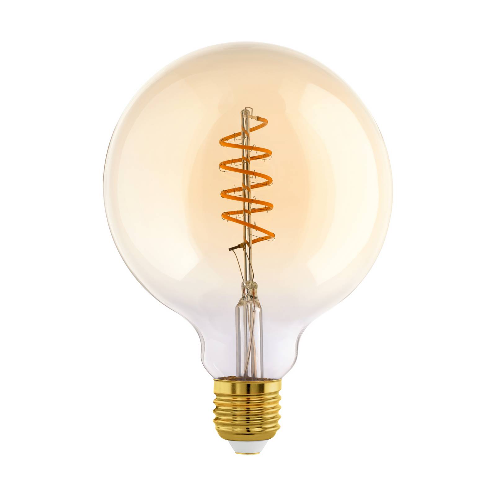 LED-Globelampe E27 4W amber Ø 12,5 cm