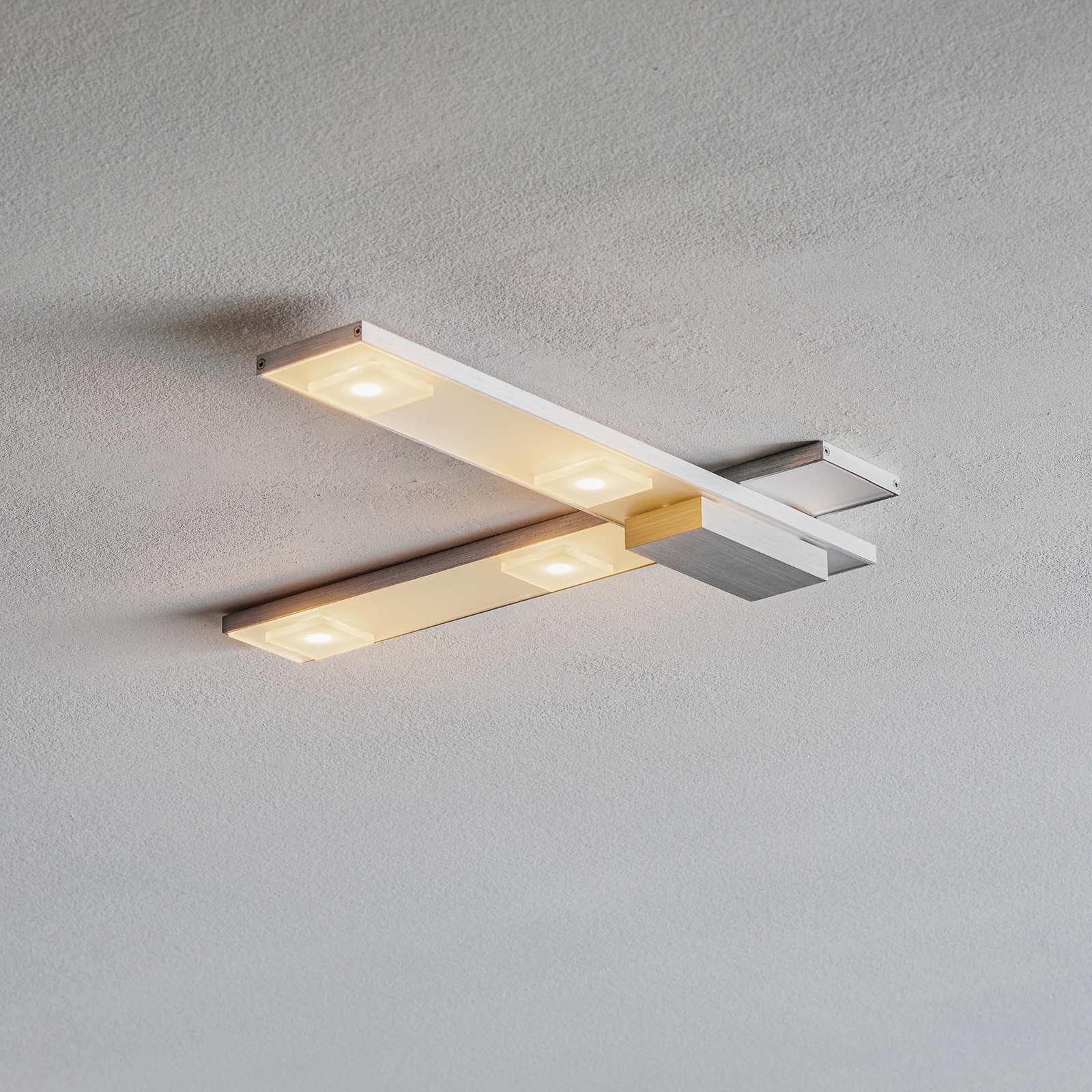 Sofisticada lámpara de techo LED Slight, aluminio