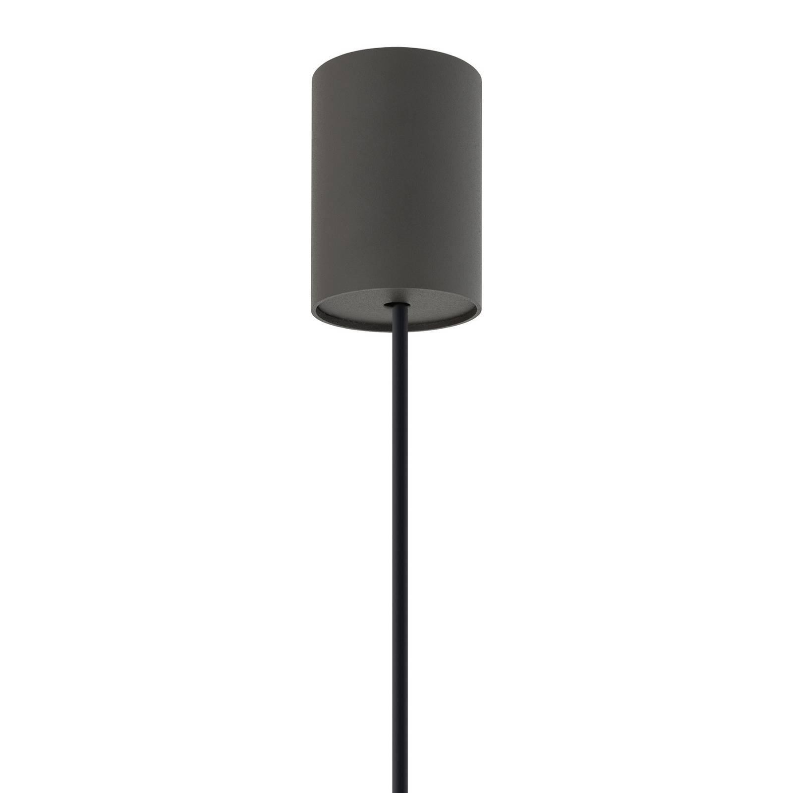 Żyrandol ZENITH, ciemnoszary, Ø 11 cm, metal, GU10
