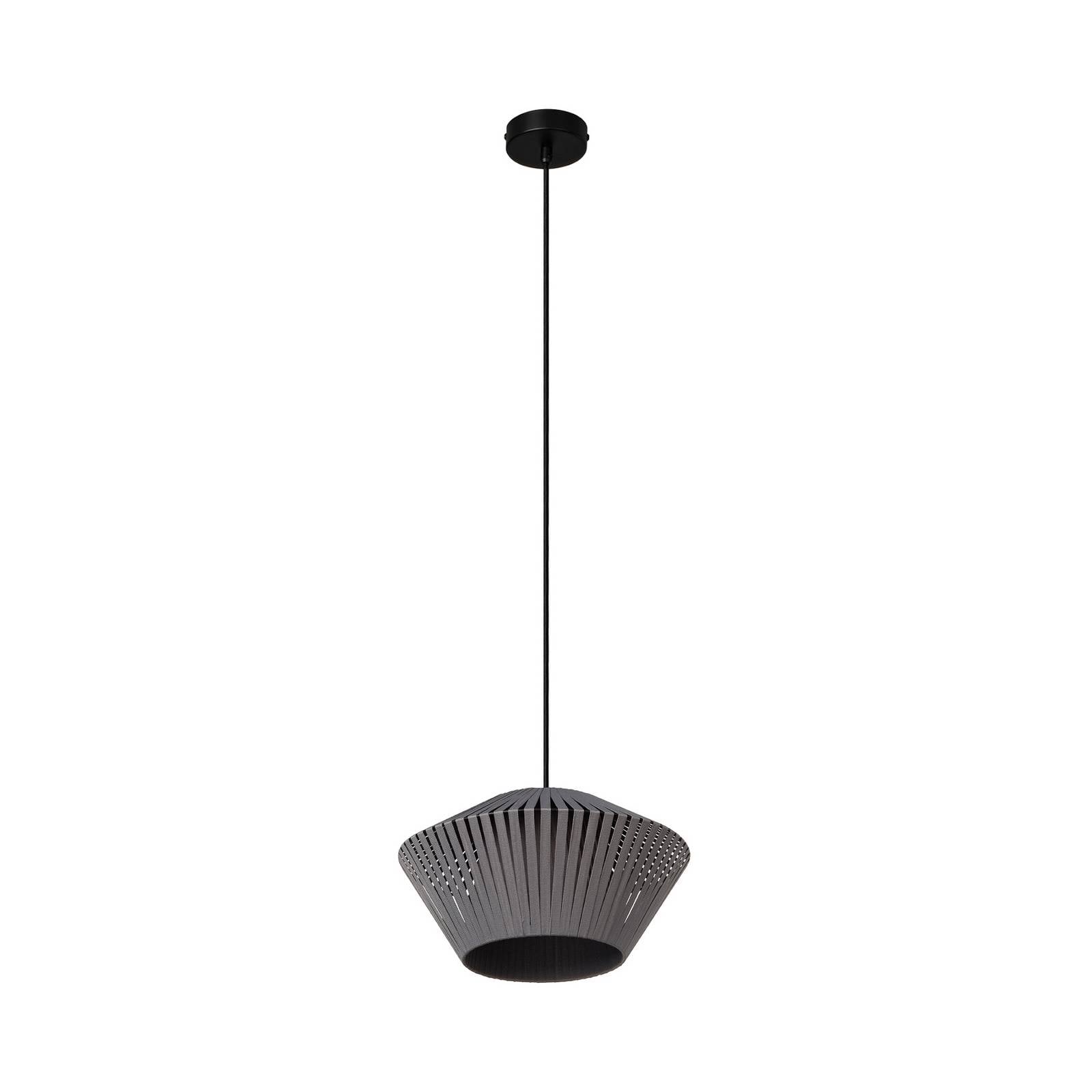 OSRAM Hängelampe Decor Stripes Ø 30,5 cm, grau, Textil, E27