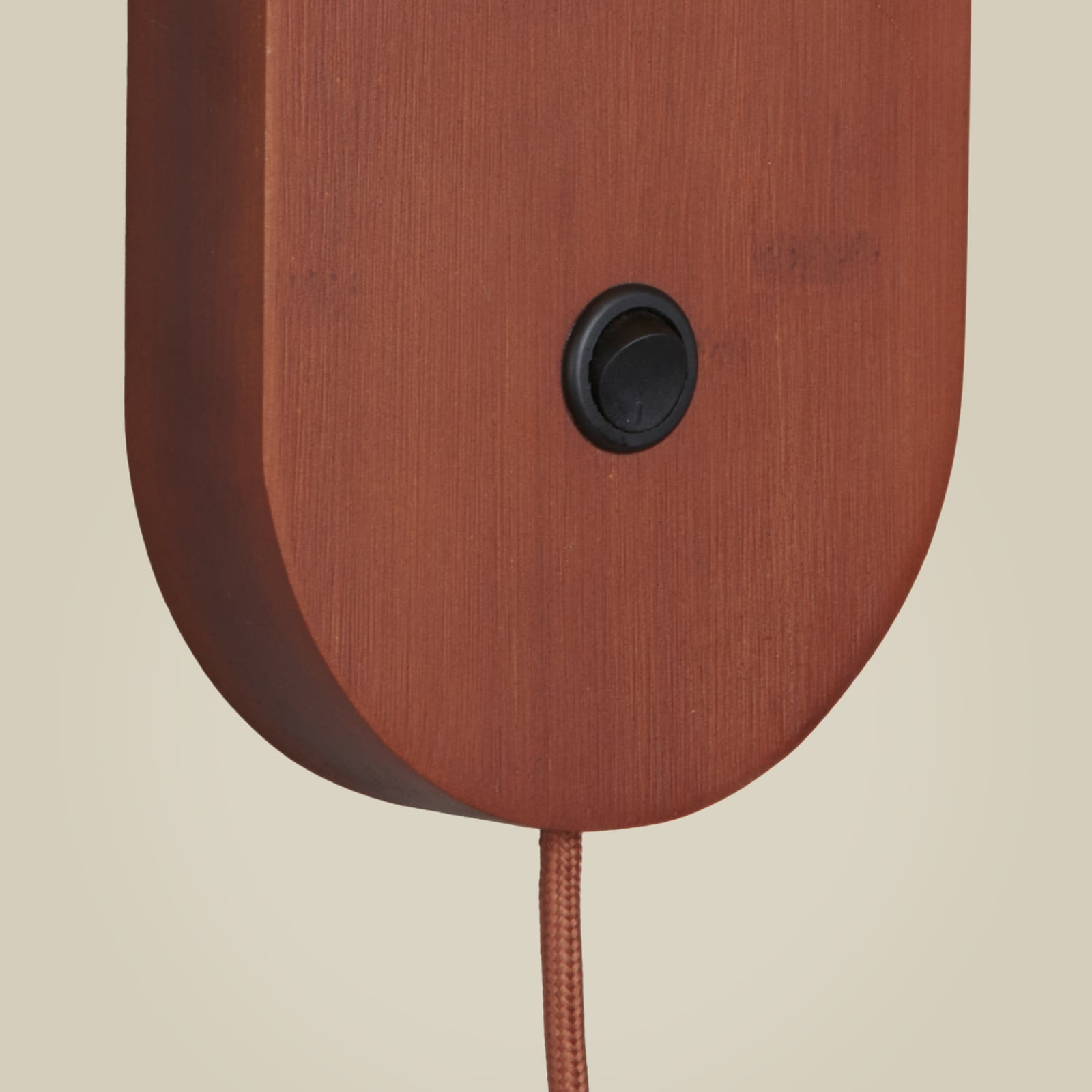 GOOD & MOJO applique Java, marrone, vetro/bambù, spina