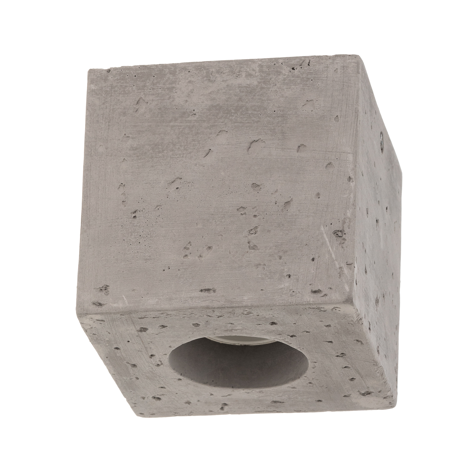 Akira mennyezeti lámpa betonból, kocka forma