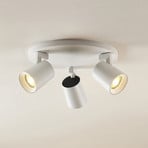 Arcchio Iavo downlight round, 3-bulb, white