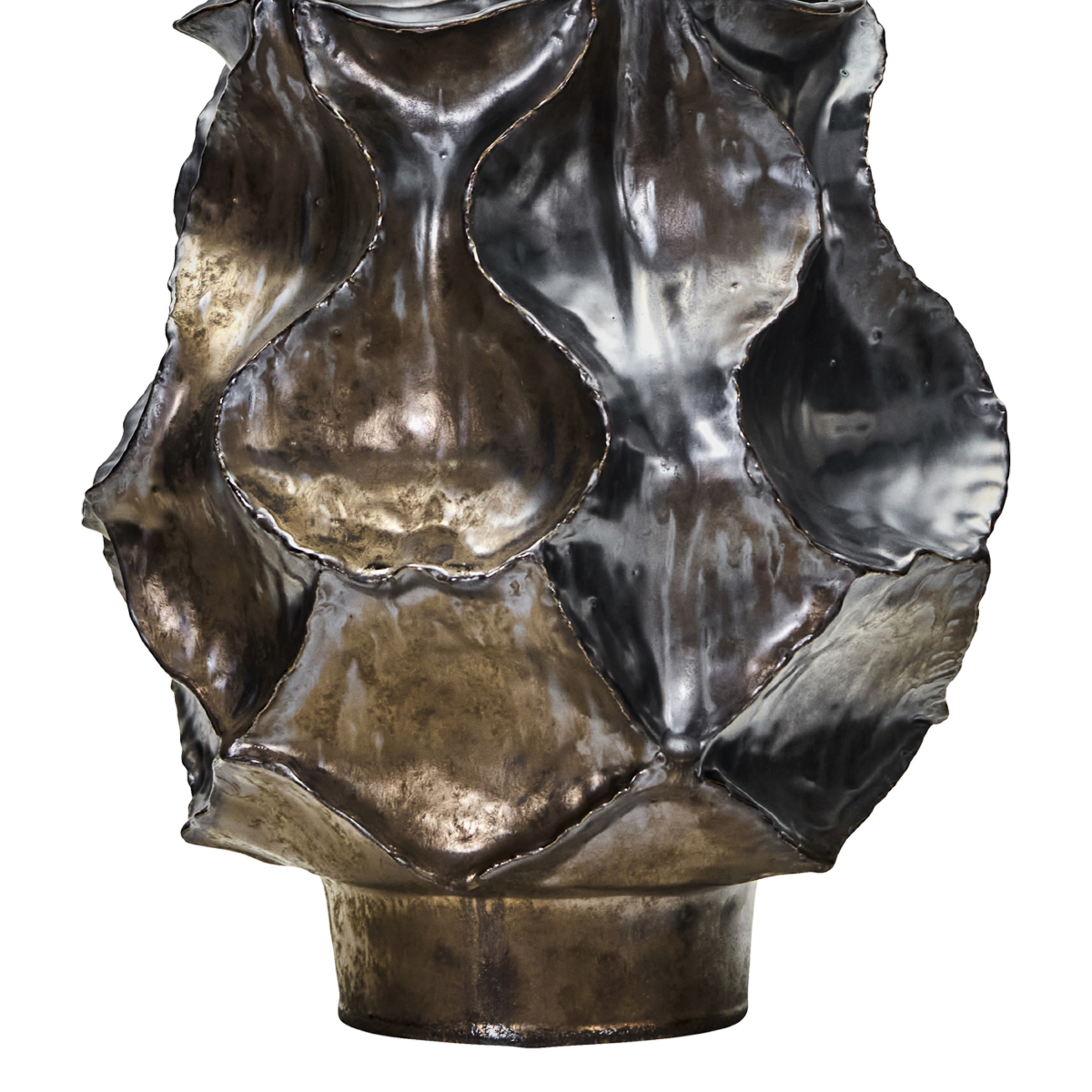 Vaso Waves Altura 34 cm cinza pedra - House Doctor