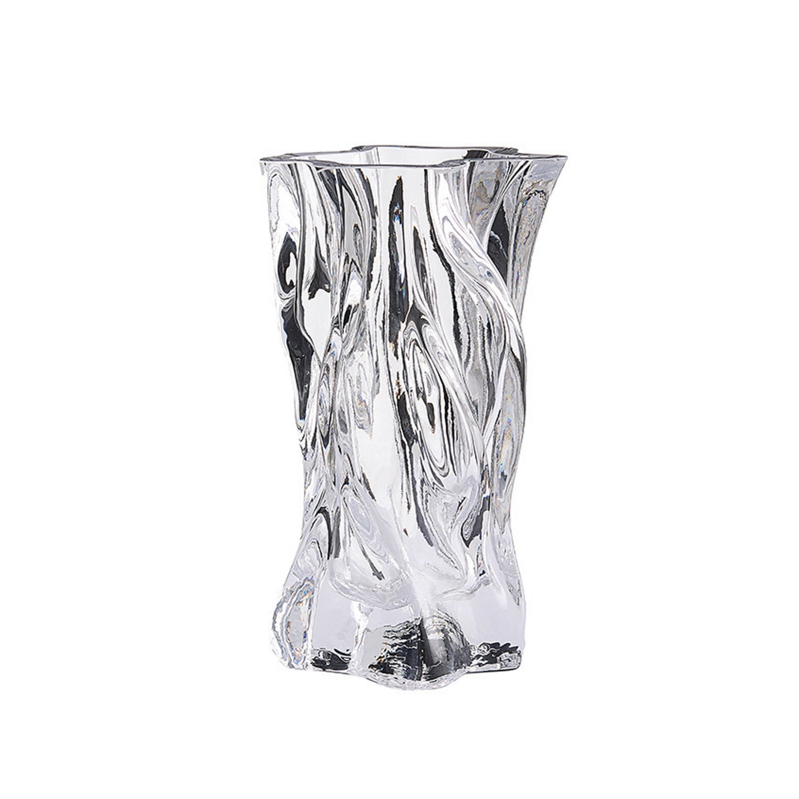 Vena Vase, klar, højde 25 cm, længde 15 cm, glas – AYTM Vena Vase, klar, højde 25 cm, længde 15 cm, glas – AYTM