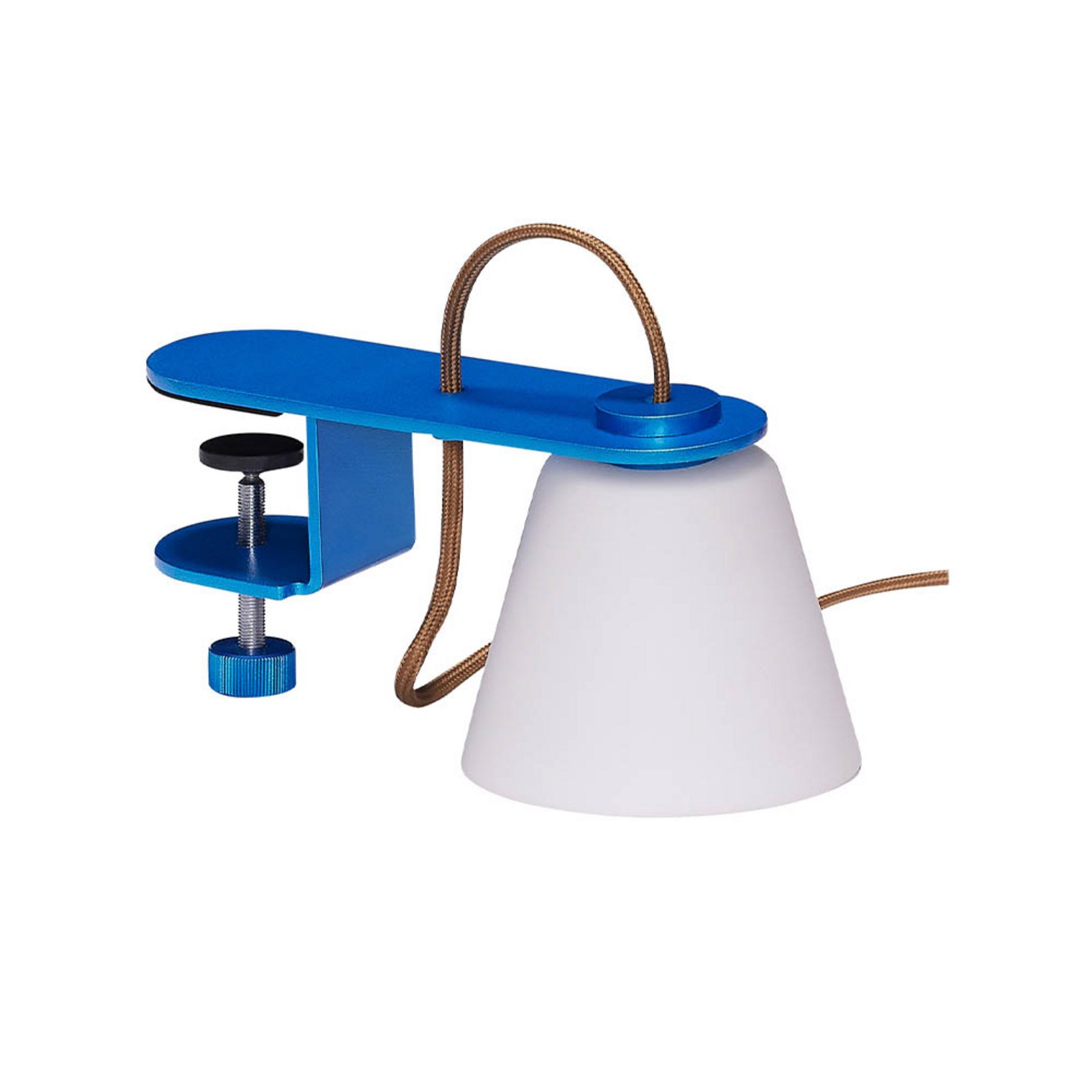 Lure Wall Lamp Metallic Blue - Hübsch