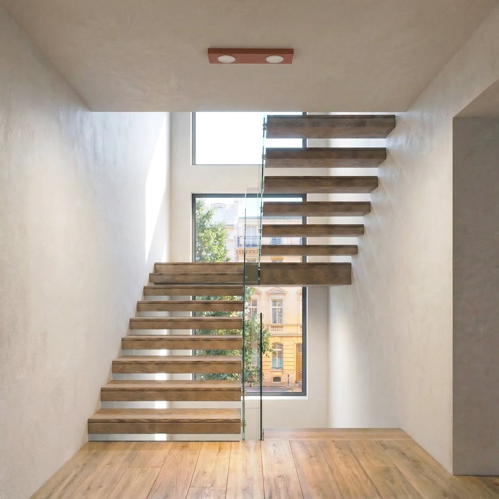 Plafonnier Hero, rouge, 2 lampes, 35 x 12 cm, métal, GX53