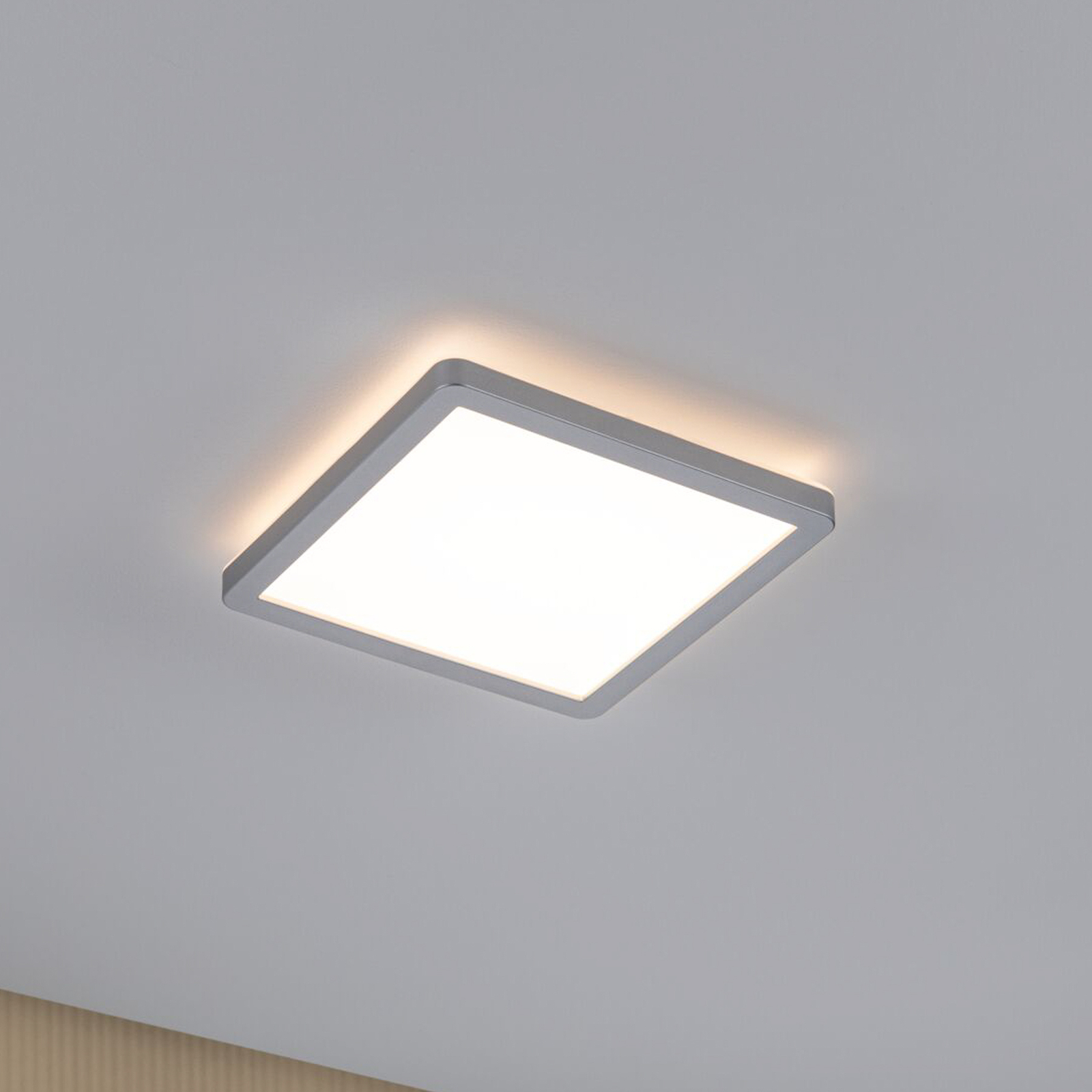Paulmann Atria Shine LED-Panel 19x19cm chrom matt