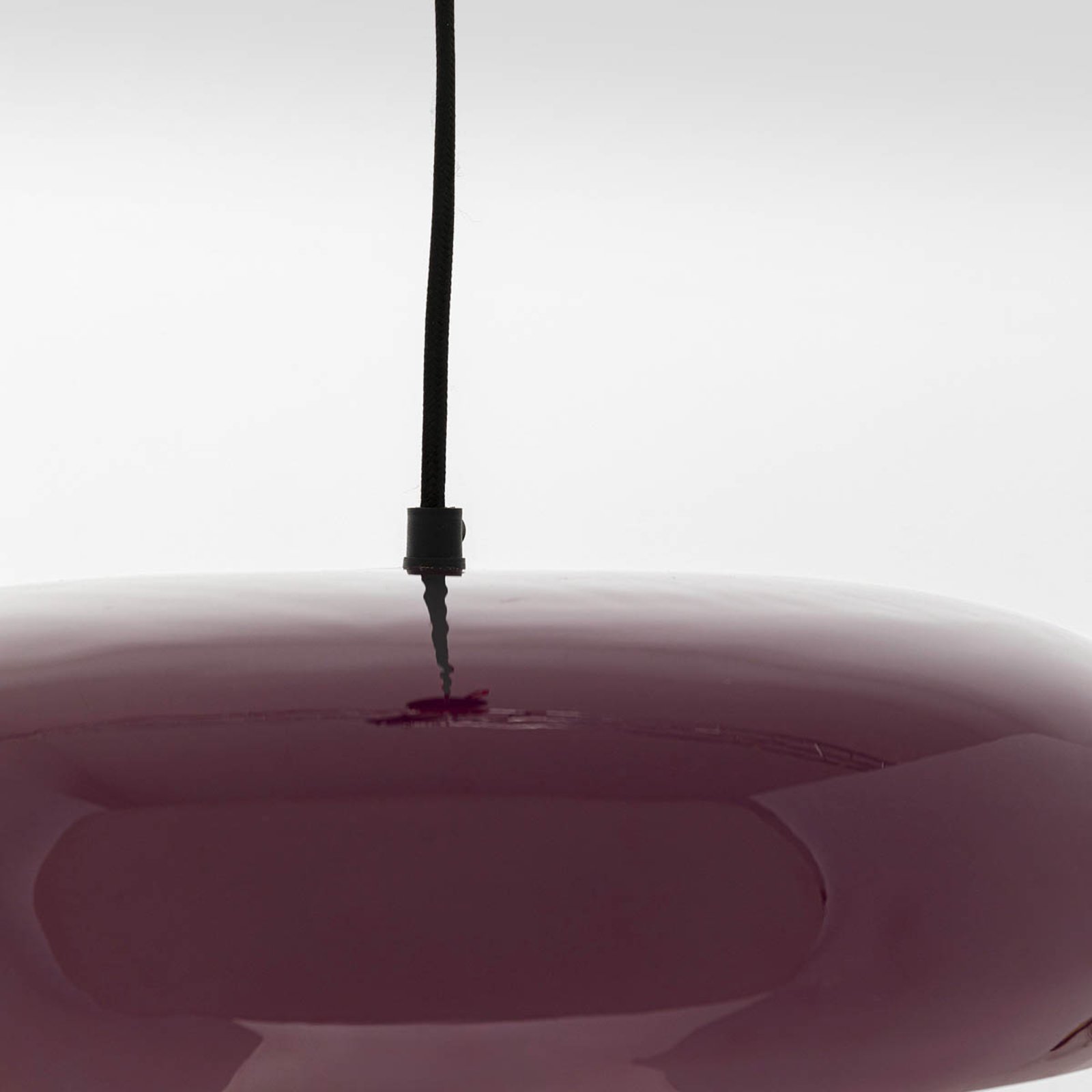 KARE Suspension Lia, violet, acier émaillé, 38 cm