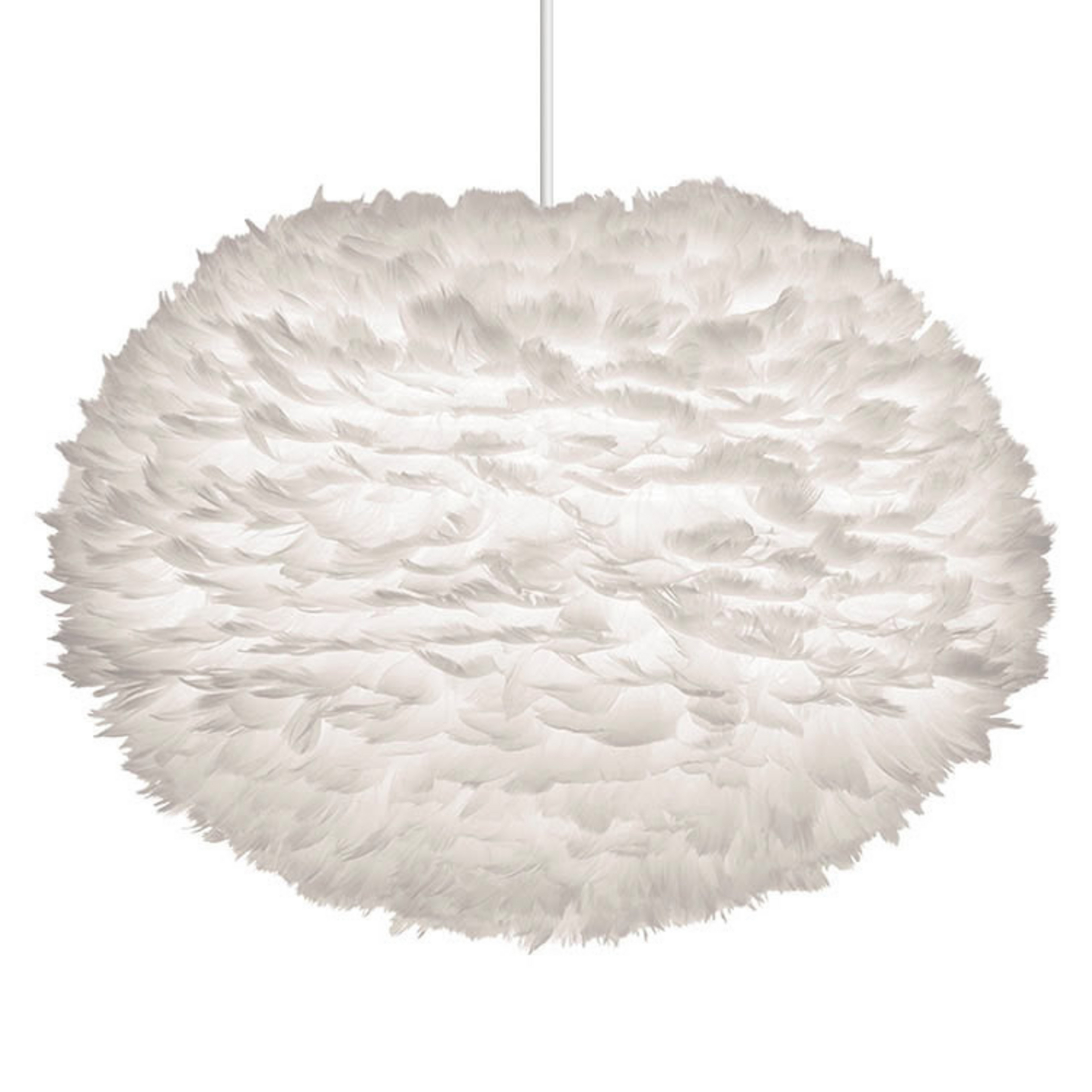 Grande suspension de designer Eos en blanc