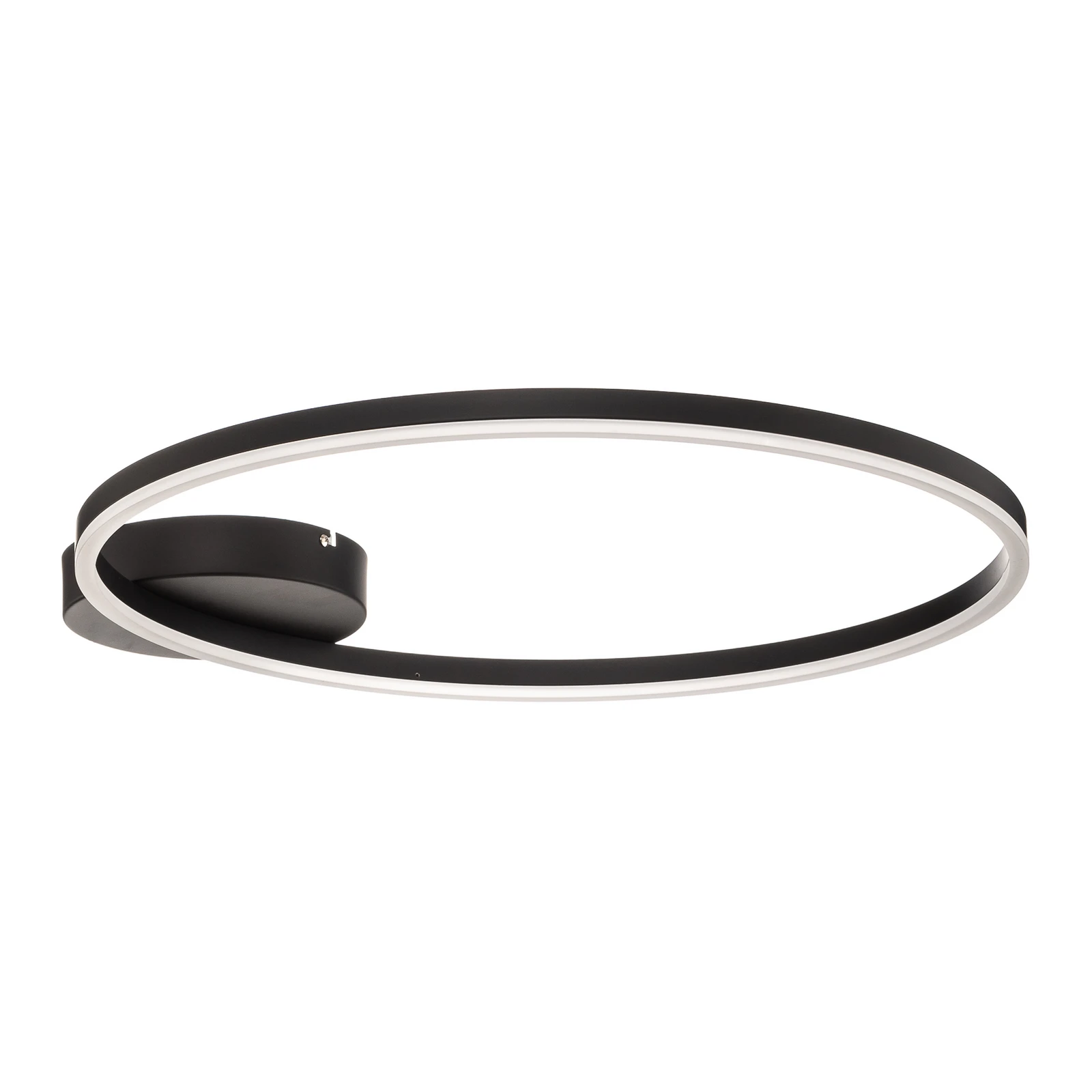 Plafonnier LED Giotto à 1 lampe, noir
