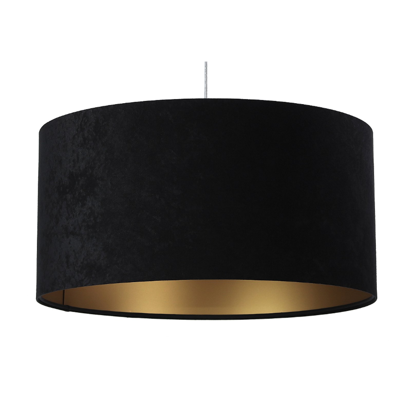 Hanglamp Salina, zwart/goud, Ø 40cm