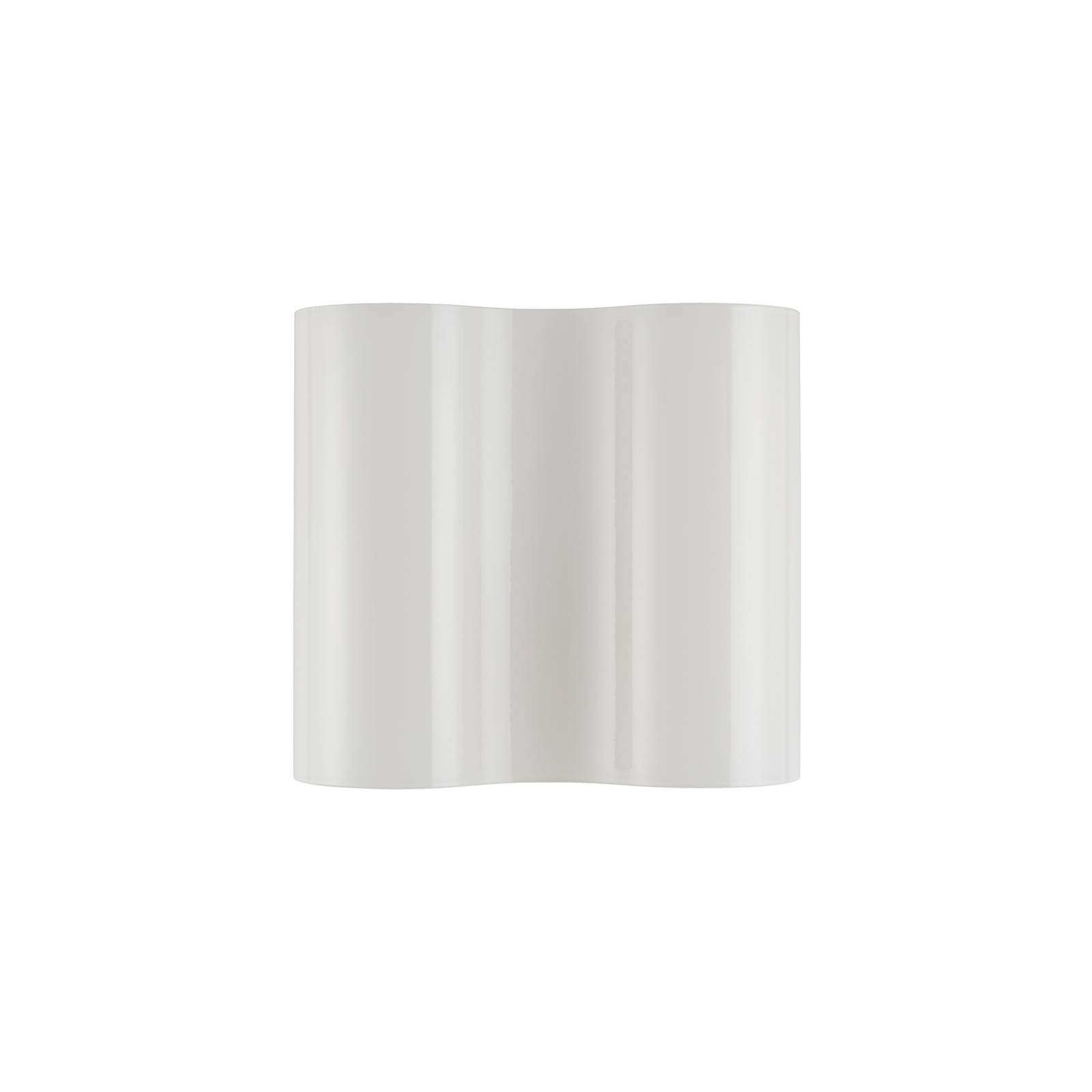 Foscarini Double Wandleuchte aus Glas, weiß