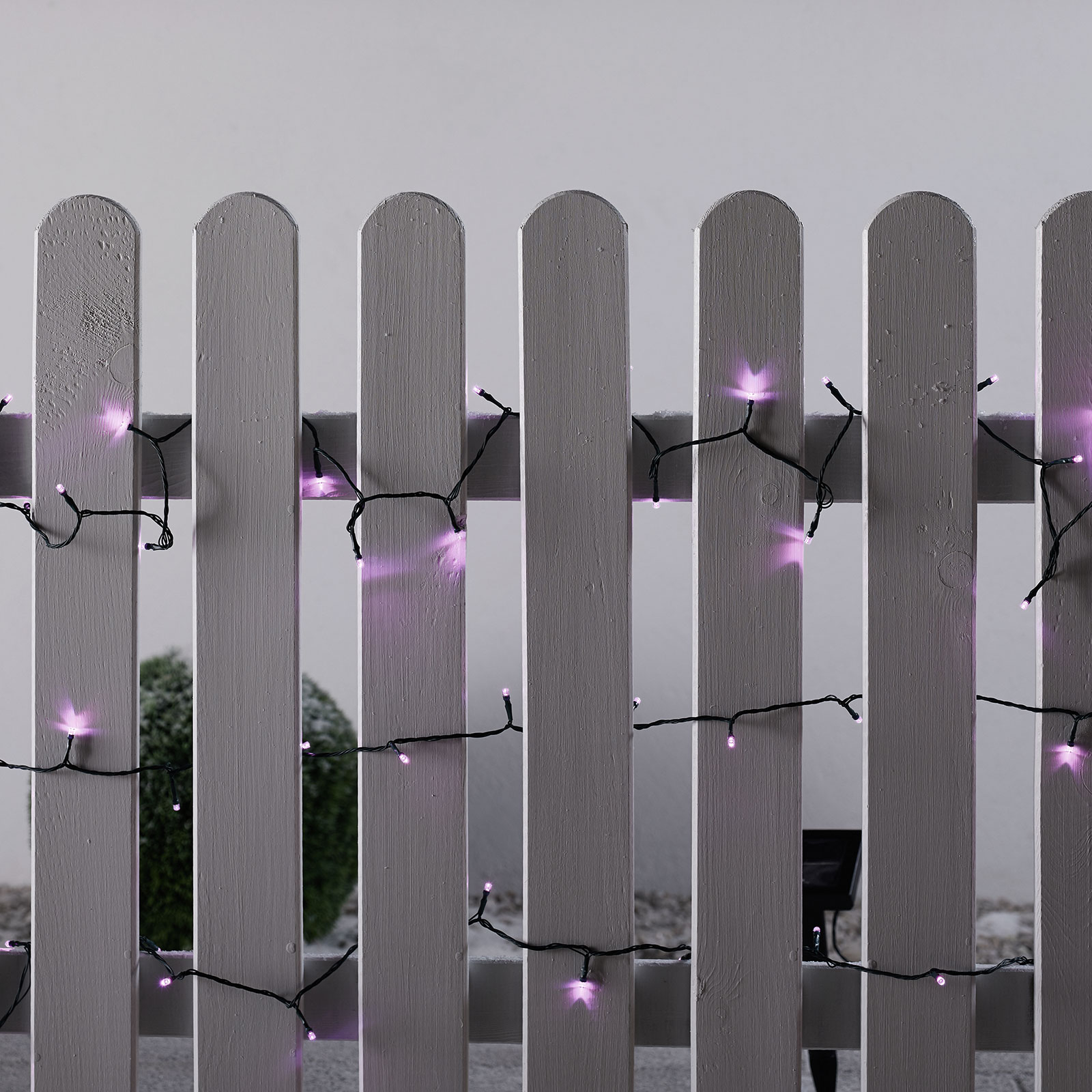 Esotec Solar LED light chain pink, Plastic, L: 1200 cm