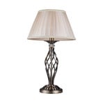 Maytoni Grace tafellamp 1-lamp messing/beige