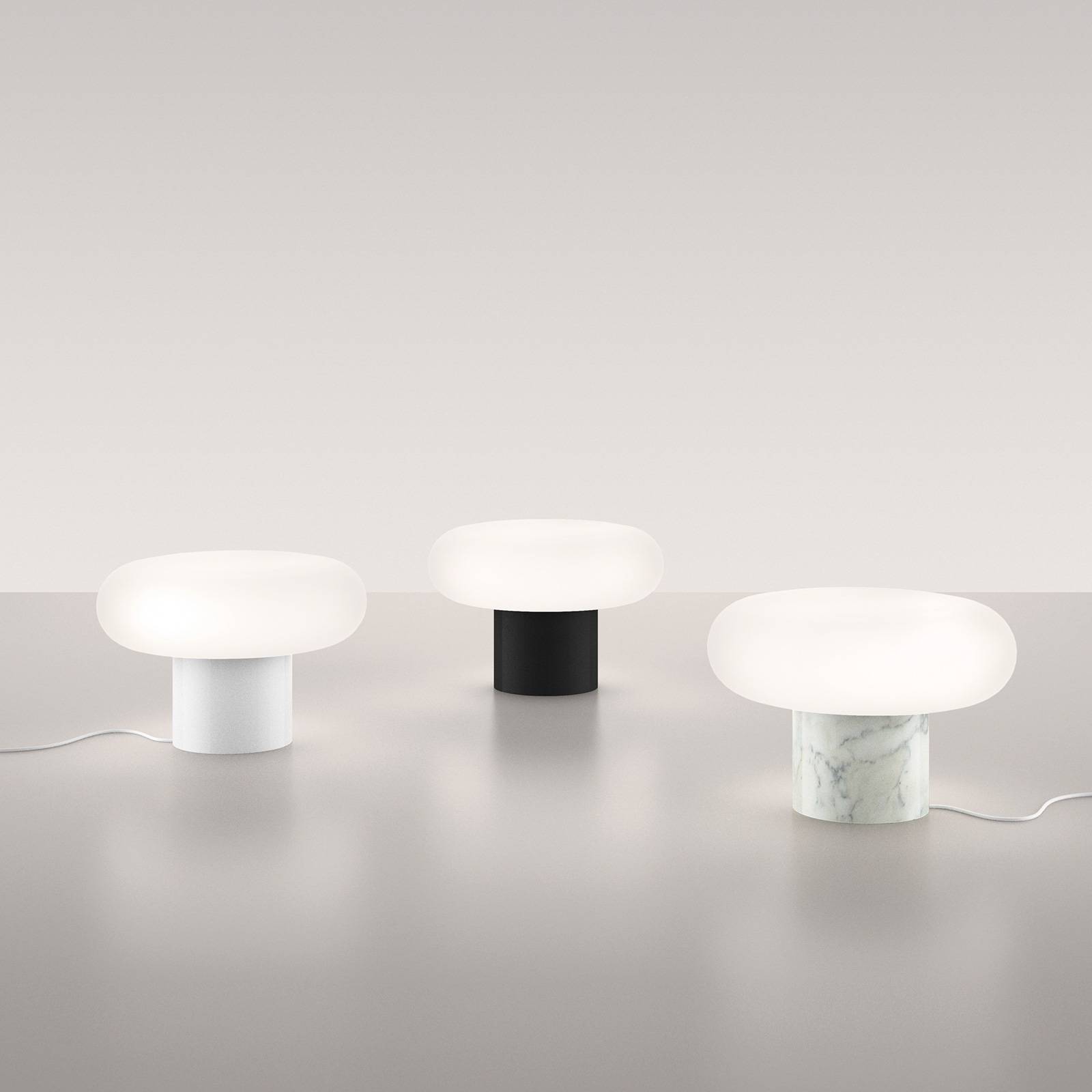 Image of Artemide Itka lampada LED da tavolo base marmo