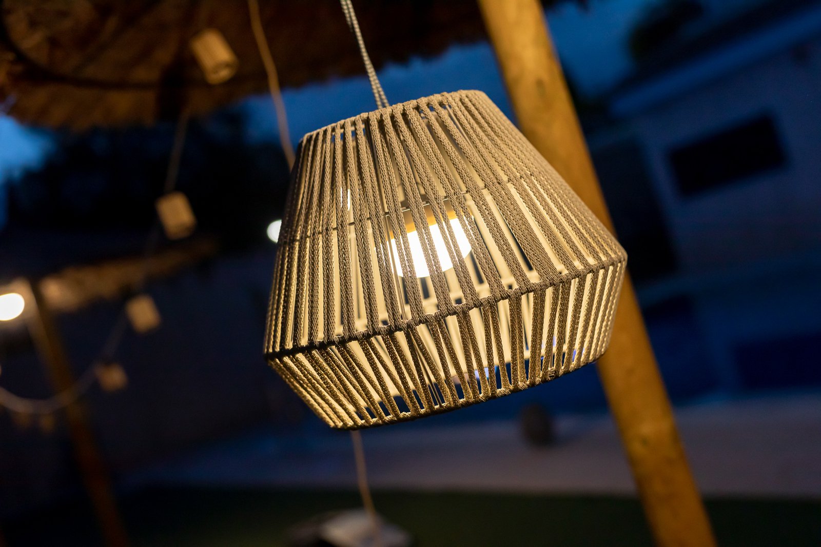Newgarden Conta LED accu-hanglamp, taupe