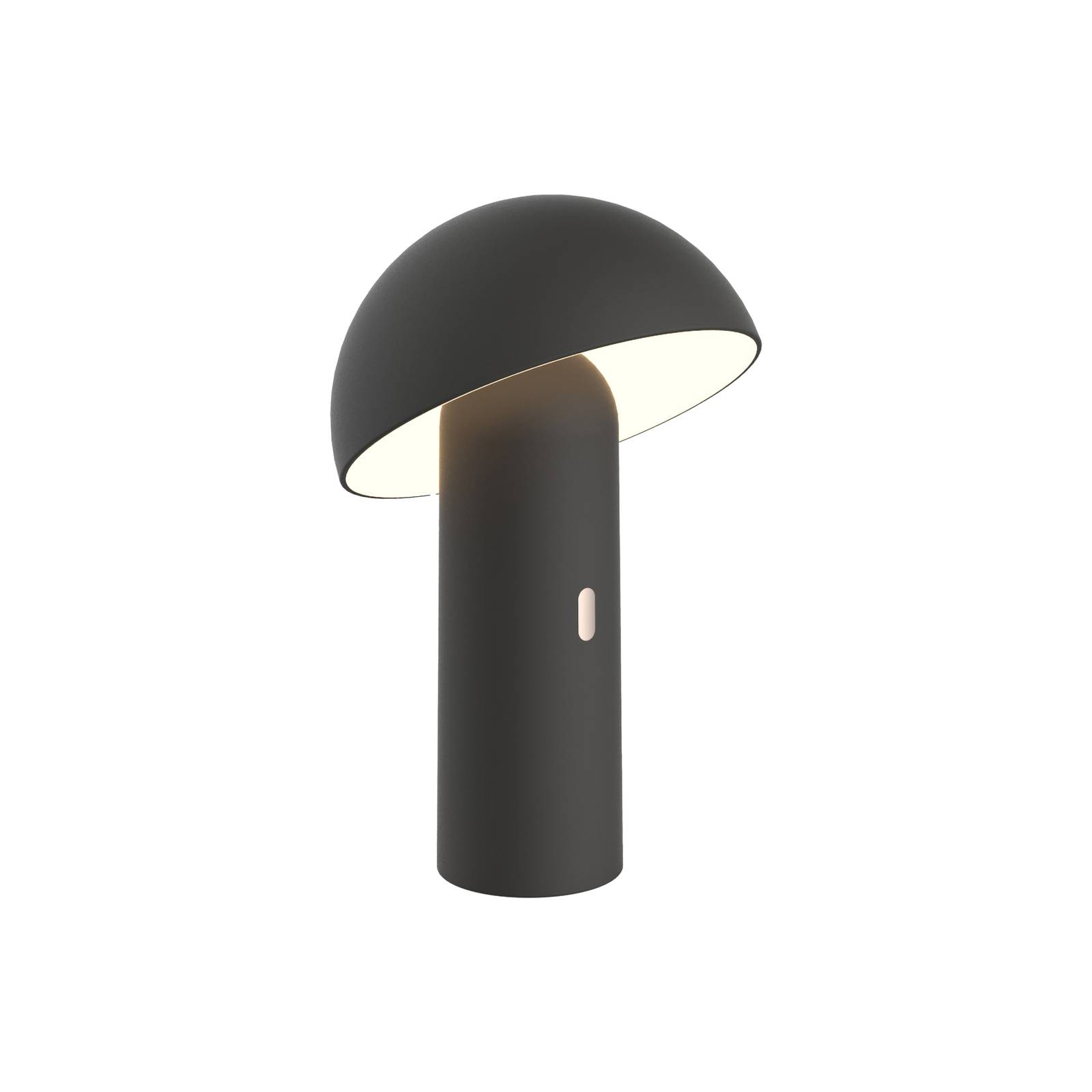 E-shop Aluminor Capsule stolová LED lampa mobilná čierna