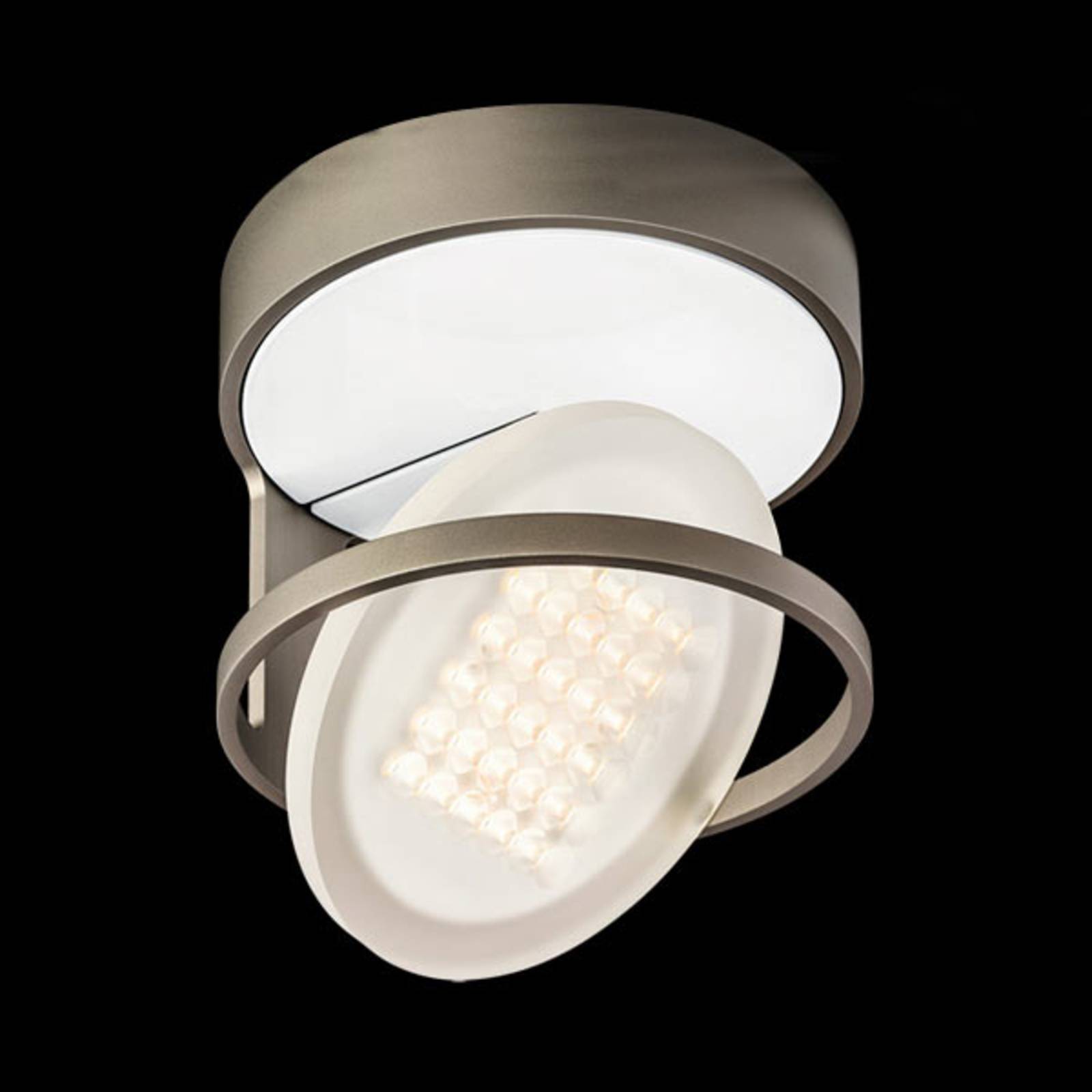 Nimbus Rim R 36 lampa sufitowa LED, tytanowo szary