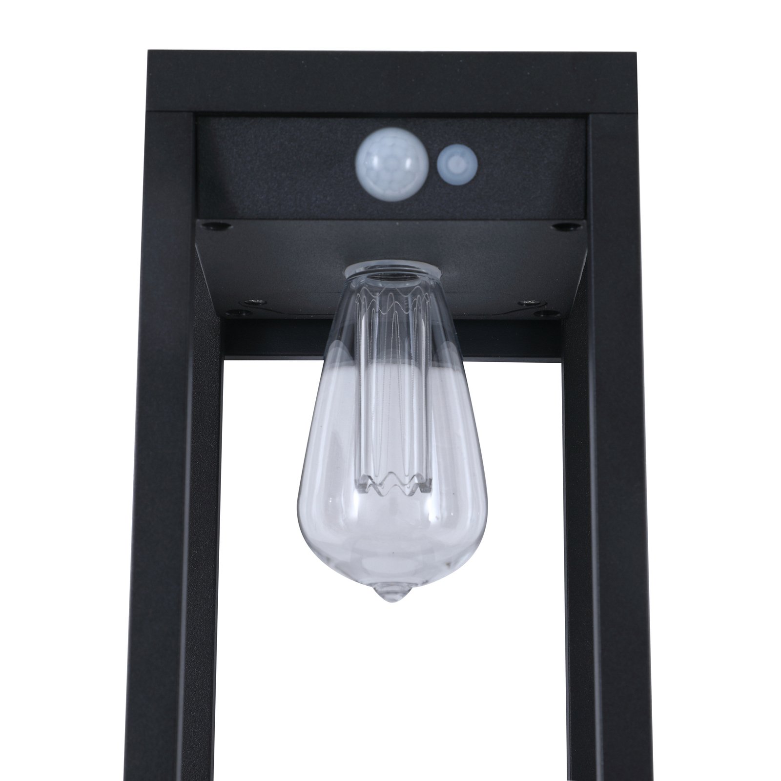 Enea Smart Zonnecel Wandlamp w/Sensor Zwart - Lindby