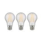 LED lamp Filament mat E27 A60 2,2W 3000K 470lm 3er