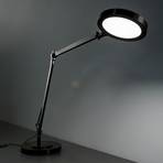 Ideal Lux Futura lampe de bureau LED noire