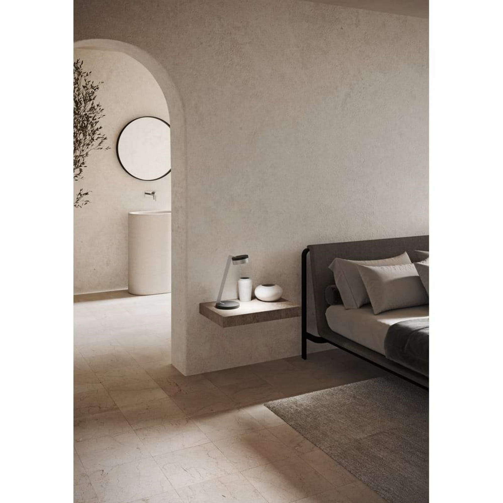 Blade T1 Slim Tischleuchte, schwarz/silber LIGHT-POINT - Wohnzimmer - Aluminium