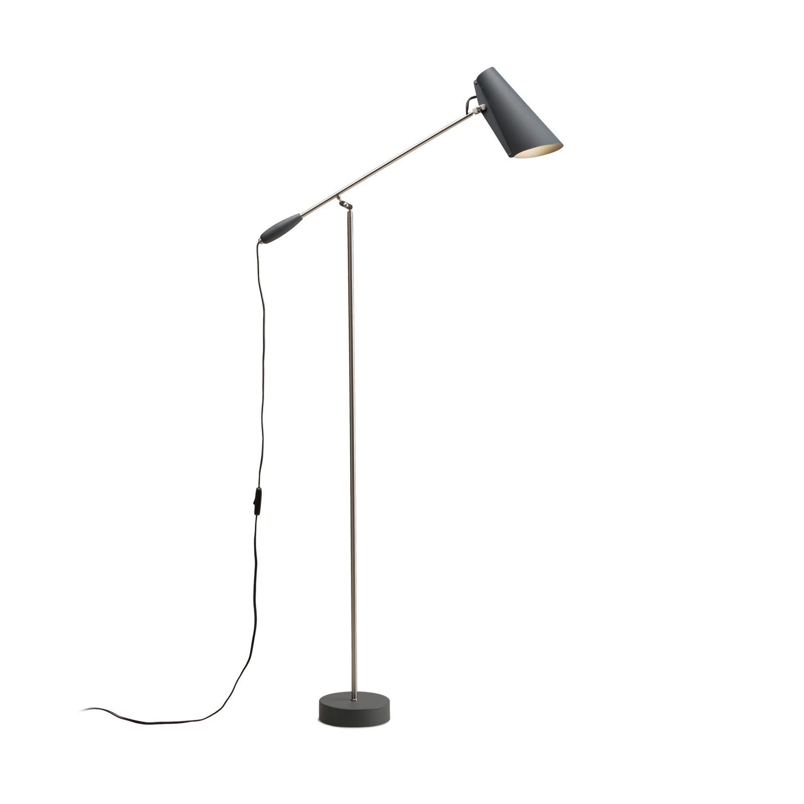 Northern Birdy retro podna lampa siva